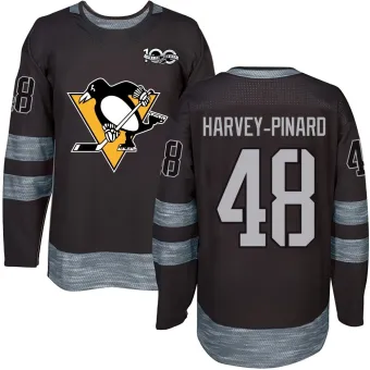 Men's Rafael Harvey-Pinard Pittsburgh Penguins 1917-2017 100th Anniversary Jersey - Black Authentic