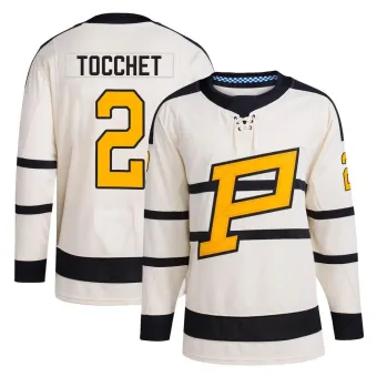 Men's Rick Tocchet Pittsburgh Penguins 2023 Winter Classic Jersey - Cream Authentic