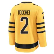 Men's Rick Tocchet Pittsburgh Penguins Alternate 2025 Jersey - Gold Premium