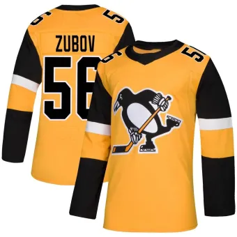 Men's Sergei Zubov Pittsburgh Penguins Alternate Jersey - Gold Authentic