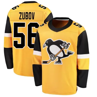 Men's Sergei Zubov Pittsburgh Penguins Alternate Jersey - Gold Breakaway