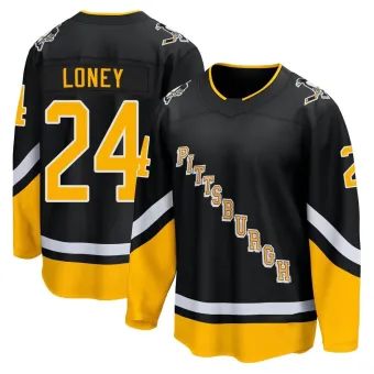 Men's Troy Loney Pittsburgh Penguins 2021/22 Alternate Premier Player Jersey - Black Breakaway