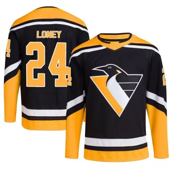Men's Troy Loney Pittsburgh Penguins Reverse Retro 2.0 Jersey - Black Authentic