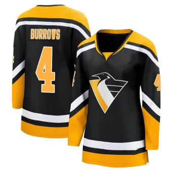 Women's Dave Burrows Pittsburgh Penguins Special Edition 2.0 Jersey - Black Breakaway