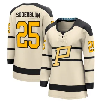 Women's Elmer Soderblom Pittsburgh Penguins 2023 Winter Classic Jersey - Cream Breakaway