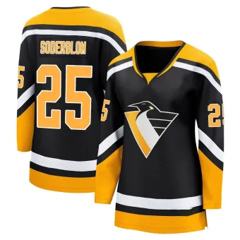 Women's Elmer Soderblom Pittsburgh Penguins Special Edition 2.0 Jersey - Black Breakaway