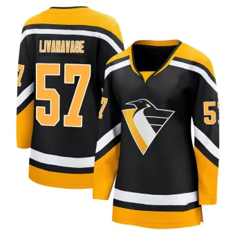 Women's Jake Livanavage Pittsburgh Penguins Special Edition 2.0 Jersey - Black Breakaway
