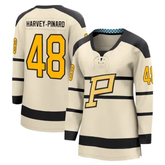Women's Rafael Harvey-Pinard Pittsburgh Penguins 2023 Winter Classic Jersey - Cream Breakaway