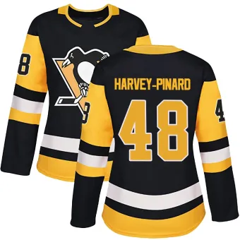 Women's Rafael Harvey-Pinard Pittsburgh Penguins Home Jersey - Black Authentic