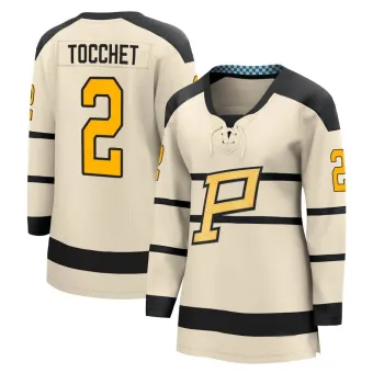 Women's Rick Tocchet Pittsburgh Penguins 2023 Winter Classic Jersey - Cream