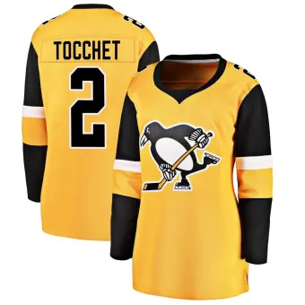 Women's Rick Tocchet Pittsburgh Penguins Alternate Jersey - Gold Breakaway