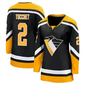 Women's Rick Tocchet Pittsburgh Penguins Special Edition 2.0 Jersey - Black Breakaway