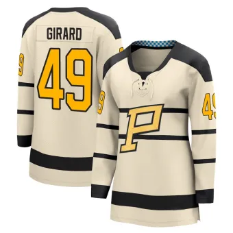 Women's Samuel Girard Pittsburgh Penguins 2023 Winter Classic Jersey - Cream Breakaway