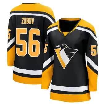 Women's Sergei Zubov Pittsburgh Penguins Special Edition 2.0 Jersey - Black Breakaway