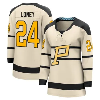 Women's Troy Loney Pittsburgh Penguins 2023 Winter Classic Jersey - Cream