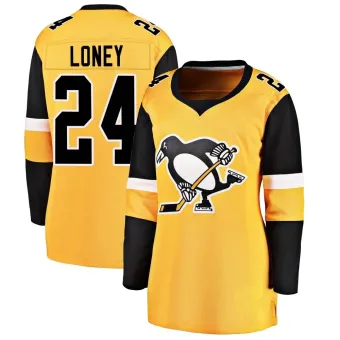 Women's Troy Loney Pittsburgh Penguins Alternate Jersey - Gold Breakaway