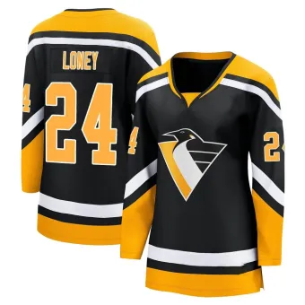 Women's Troy Loney Pittsburgh Penguins Special Edition 2.0 Jersey - Black Breakaway