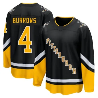 Youth Dave Burrows Pittsburgh Penguins 2021/22 Alternate Premier Player Jersey - Black Breakaway