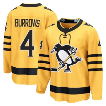 Youth Dave Burrows Pittsburgh Penguins Alternate 2025 Jersey - Gold Breakaway