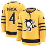 Youth Dave Burrows Pittsburgh Penguins Alternate 2025 Jersey - Gold Premium
