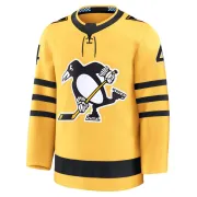 Youth Dave Burrows Pittsburgh Penguins Alternate 2025 Jersey - Gold Premium