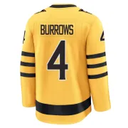 Youth Dave Burrows Pittsburgh Penguins Alternate 2025 Jersey - Gold Premium