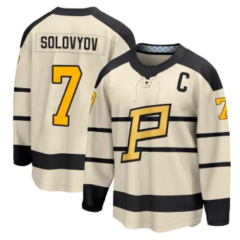Youth Ilya Solovyov Pittsburgh Penguins 2023 Winter Classic Jersey - Cream Breakaway