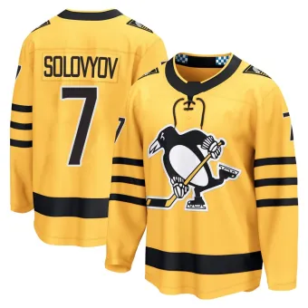 Youth Ilya Solovyov Pittsburgh Penguins Alternate 2025 Jersey - Gold Breakaway