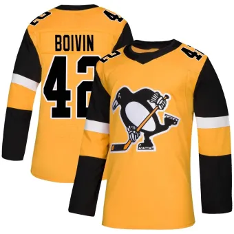 Youth Leo Boivin Pittsburgh Penguins Alternate Jersey - Gold Authentic