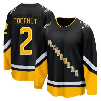 Youth Rick Tocchet Pittsburgh Penguins 2021/22 Alternate Premier Player Jersey - Black Breakaway