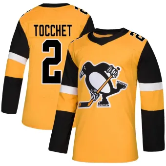 Youth Rick Tocchet Pittsburgh Penguins Alternate Jersey - Gold Authentic