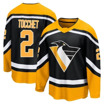Youth Rick Tocchet Pittsburgh Penguins Special Edition 2.0 Jersey - Black Breakaway