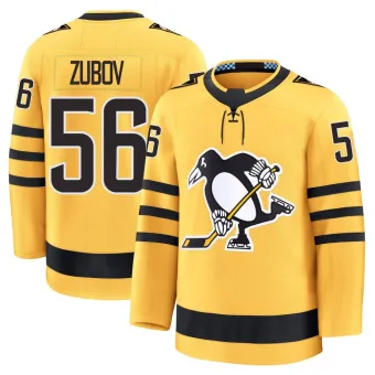 Youth Sergei Zubov Pittsburgh Penguins Alternate 2025 Jersey - Gold Premium