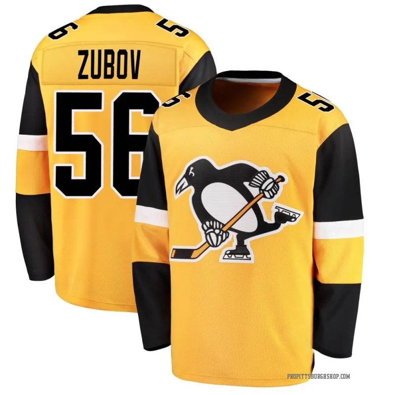 Youth Sergei Zubov Pittsburgh Penguins Alternate Jersey - Gold Breakaway