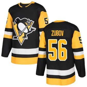 Youth Sergei Zubov Pittsburgh Penguins Home Jersey - Black Authentic