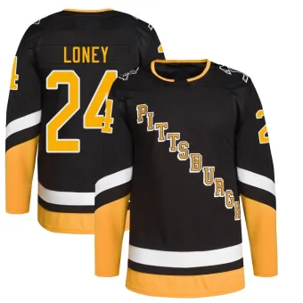 Youth Troy Loney Pittsburgh Penguins 2021/22 Alternate Primegreen Pro Player Jersey - Black Authentic
