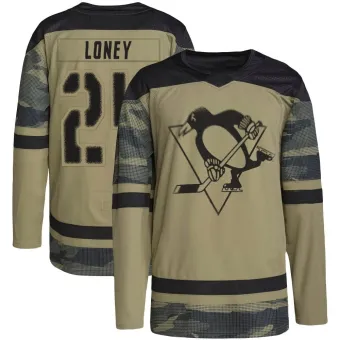 Youth Troy Loney Pittsburgh Penguins Military Appreciation Practice Jersey - Camo Authentic